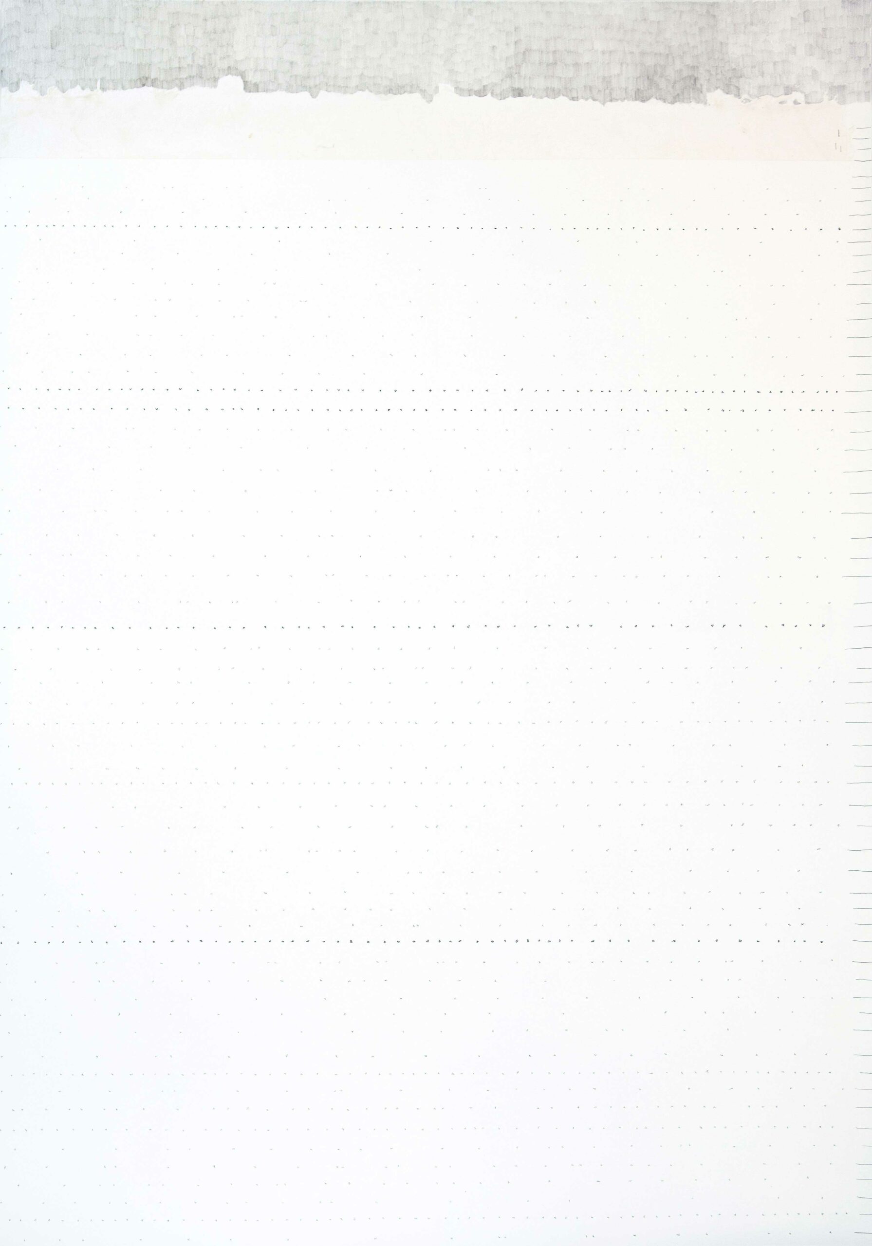 Miriam Salamander, Drawing of dots on white paper